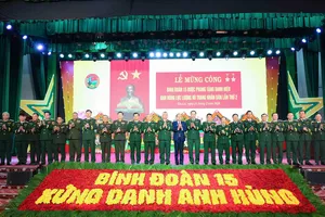 Binh đoàn 15 được phong tặng danh hiệu Anh hùng Lực lượng vũ trang nhân dân lần thứ hai