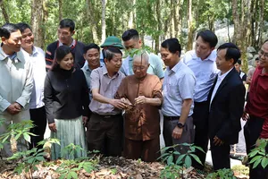 Trao tặng cây sâm Ngọc Linh giúp thanh niên Xơ Đăng khởi nghiệp 