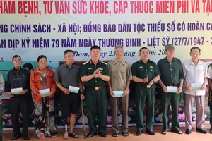 Gia Lai: Khám, cấp thuốc cho hơn 1.300 người dân khu vực biên giới 