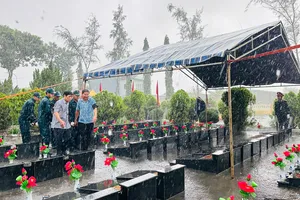 Gia Lai: Truy điệu, an táng 3 hài cốt liệt sĩ