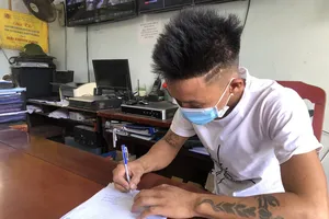 T.V.M. tại trụ sở Công an huyện Hòa Vang