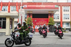 Lực lượng Cảnh sát cơ động sẽ là một trong đơn vị chủ chốt trong đợt cao điểm Ảnh: XUÂN QUỲNH