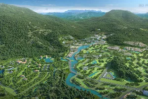 Phối cảnh minh họa Dự án đầu tư xây dựng và kinh doanh kết cấu hạ tầng khu chức năng vị trí số 5, thuộc Khu thương mại tự do TP Đà Nẵng 