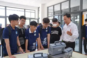 Không gian đổi mới sáng tạo tại trường Đại học Bách khoa- Đại học Đà Nẵng. Ảnh: XUÂN QUỲNH