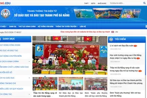 Trang thông tin chính thức duy nhất của Sở GD-ĐT TP Đà Nẵng