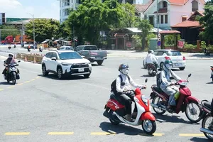 Nút giao thông khu vực cầu Hòa Xuân