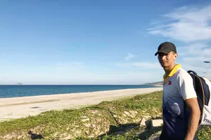 Phụ công Nguyễn Hoàng Thương và thử thách mới ở CLB Tràng An Ninh Bình. Ảnh: Phương Thảo