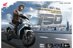 Honda Việt Nam giới thiệu phiên bản hoàn toàn mới Honda Air Blade 150cc/125cc: Uy lực bứt phá