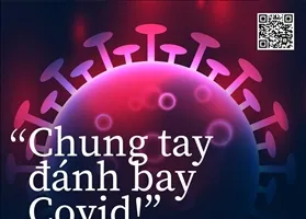 Thi thiết kế poster cổ động Chung tay đánh bay Covid