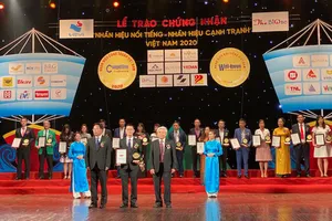 Dai-ichi Life Việt Nam đạt danh hiệu “Top 20 Nhãn hiệu nổi tiếng Việt Nam 2020”