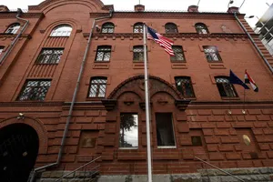 Lãnh sự quán Mỹ tại TP Yekaterinburg (Nga). Ảnh: THE MOSCOW TIMES