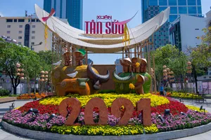  Đường hoa Nguyễn Huệ Tết Tân Sửu 2021