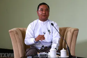 Ông Zaw Min Tun, Người phát ngôn quân đội Myanmar và Hội đồng điều hành nhà nước (SAC). Ảnh: THX/TTXVN