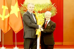 Lễ trao Giải thưởng Lênin tặng Tổng Bí thư Nguyễn Phú Trọng