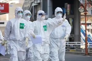 Nhân viên y tế tại một bệnh viện ở Hàn Quốc. Ảnh: Yonhap/TTXVN