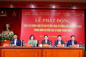 Phát động cuộc thi chính luận về bảo vệ nền tảng tư tưởng của Đảng năm 2023