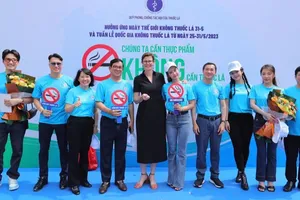 Mít tinh hưởng ứng Ngày thế giới không thuốc lá 31-5 
