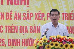 Ông Lê Hoàng Dự, Phó Giám đốc Sở GD-ĐT tỉnh Cà Mau phát biểu