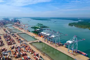 Khu vực cảng nước sâu Cái Mép - Thị Vải