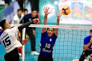 Chủ công R.Mom (Campuchia) chơi ấn tượng trong màu áo đội nam Long An