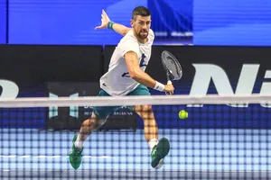 Djokovic tập luyện cho ATP Finals 2023
