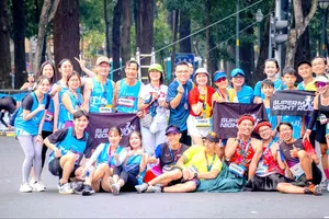 Cộng đồng sức bền Superman Night Run có hơn 1.000 thành viên sinh hoạt. Ảnh: NVCC