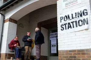Một điểm bỏ phiếu tại Anh. Ảnh: NEWBURRY TODAY 