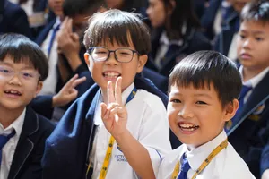 Không khí khai giảng rộn ràng tại Hệ thống trường học Hạnh Phúc với sự đồng hành của UNESCO