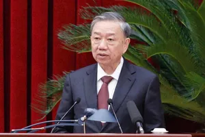 Tổng Bí thư, Chủ tịch nước Tô Lâm phát biểu bế mạc Hội nghị lần thứ 10 Ban Chấp hành Trung ương Đảng Cộng sản Việt Nam khóa XIII, chiều 20-9. Ảnh: VIẾT CHUNG