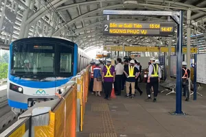 Hành khách sẽ được phục vụ miễn phí tháng đầu tiên metro đưa vào khai thác