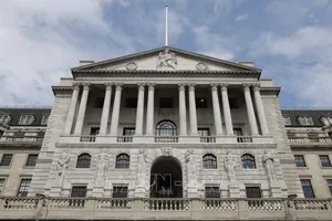 Trụ sở Ngân hàng Trung ương Anh ở London. Ảnh: AFP/TTXVN