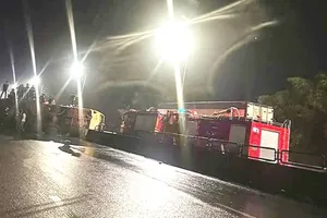 Hiện trường vụ tai nạn