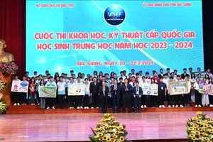Cuộc thi khoa học kỹ thuật cấp quốc gia học sinh trung học năm học 2023-2024