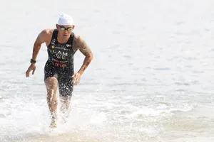 Lâm Quang Nhật là VĐV triathlon tiên phong của Việt Nam. Ảnh: DŨNG PHƯƠNG