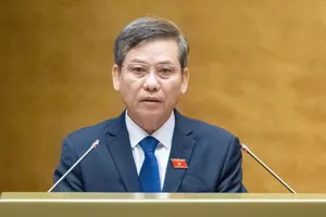 Phiên họp Quốc hội sáng 8-5. Ảnh: VIẾT CHUNG