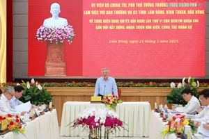 Triển khai các nhiệm vụ khi sáp nhập tỉnh Lâm Đồng, Đắk Nông, Bình Thuận