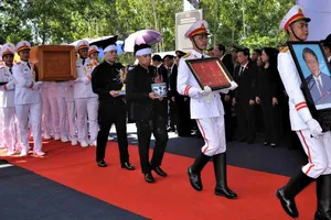 Lễ an táng nguyên Chủ tịch nước Trần Đức Lương tại quê nhà Quảng Ngãi