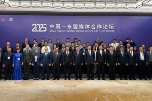 Các đại biểu tham dự Diễn đàn Truyền thông ASEAN - Trung Quốc 2025