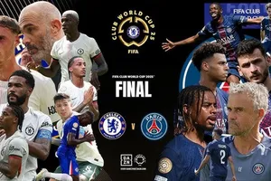 Chelsea đối đầu PSG trong trận chung kết FIFA Club World Cup phiên bản 32 đội đầu tiên