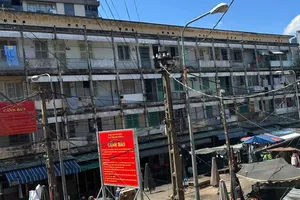 Chung cư Vĩnh Hội,TPHCM. Ảnh: THANH HIỀN