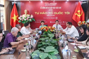 Quang cảnh lễ công bố sự kiện “Tự hào Tổ quốc tôi”.