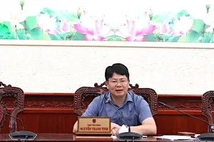 Thứ trưởng Bộ Tư pháp Nguyễn Thanh Tịnh đã chủ trì buổi làm việc