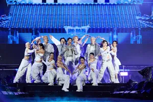 Nhóm nhạc B.O.F. trong một buổi biểu diễn