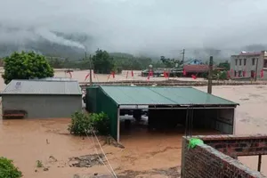 Bắc Ninh: Mưa lớn, úng ngập và sạt lở sáng 21-8