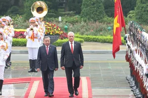 Tổng Bí thư Tô Lâm chủ trì lễ đón chính thức Bí thư thứ Nhất, Chủ tịch nước Cộng hòa Cuba