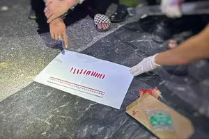 Công an bắt giữ đối tượng N.V.D cùng tang vật