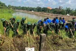 Phường Thuận An: Các đơn vị làm sạch đẹp môi trường