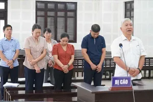 Các bị cáo tại tòa