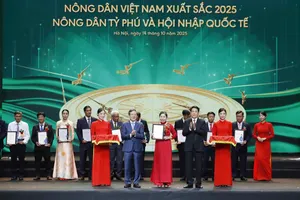 Tôn vinh 63 nông dân xuất sắc và 32 nhà khoa học của nhà nông