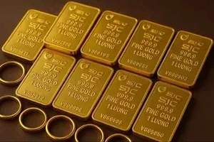 Giá vàng trong nước quay đầu tăng dù giá vàng thế giới tiếp tục giảm